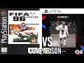 FIFA 96 PS1 First Vs FIFA 21 PS5 Last