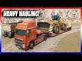 HAULING HUGE END LOADERS! HEAVY HUAL! - Truck & Logistics Simulator