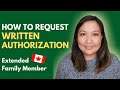 How to request a written authorization from IRCC - Reunite with Extended Family Canada