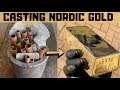 Huge Nordic Gold Bar From Scrap Metal - Gold Bar - Trash To Treasure - ASMR Metal Melting BigStackD