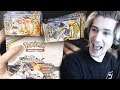 HUGE PULLS! - xQc Opens A TON of COSMIC ECLIPSE Pokemon Cards! | xQcOW