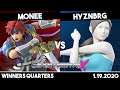 Monee (Roy) vs HYZNBRG (Wii Fit Trainer) | Winners Quarters | Synthwave X #17