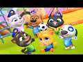 MY TALKING TOM FRIENDS 🎨 ANDROID GAMEPLAY #12 - TAKING TOM AND FRIENDS BEST MOMENTS BY OUTFIT