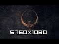 Quake 1 | Gameplay | 5760x1080 (16:3/48:9) | Triple Screen | nVidia Surround