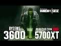 Rainbow Six Siege on Ryzen 5 3600 + RX 5700 XT 1080p, 1440p benchmarks!
