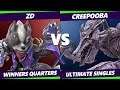 S@X 340 Winners Quarters - ZD (Wolf) Vs. Creepooba (Ridley) Smash Ultimate - SSBU