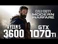 Call of Duty Modern Warfare on Ryzen 5 3600 + GTX 1070Ti 1080p, 1440p benchmarks!