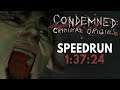 Condemned: Criminal Origins Speedrun in 1:37:24