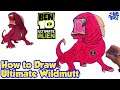How to Draw Ultimate Wildmutt from Ben 10 Ultimate Alien | Step by Step