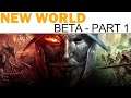 New World (Beta) Let's Play - Part 1 - Character Creation (High Latency / Authentic Experience)