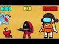 NOOB vs PRO vs HACKER | But Among Us In Squid Game | With Oggy And Jack | Rock Indian Gamer |