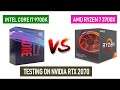 R7 3700X vs i7 9700k - RTX 2070 - Gaming Comparisons