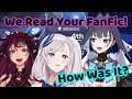 Reine Discovers that Kronii and IRyS Read Her Fanfiction! (Hololive EN)