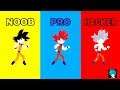 STICK SHADOW - NOOB VS PRO VS HACKER