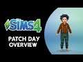 The Sims 4 Patch Day Overview (NEW CAS ITEMS,MULTI-STORY COLUMNS, AND MORE!)