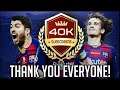 40,000 SUBSCRIBERS!  Thank you so much everyone! [Goal Compilation]