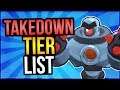 BEST BRAWLERS for TAKEDOWN! Tier List + Ranking for Takedown!