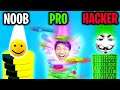 Can We Go NOOB vs PRO vs HACKER In STACK BALL!? (SATISFYING APP GAME!)