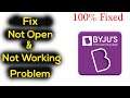 Fix Byju's Not Working Problem in Android | Byju's App Not Opening Problem Solved