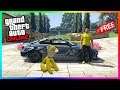 How To Get The FREE Exclusive Yellow Dog With Cone Items In GTA 5 Online!