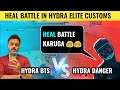 Hydra Danger vs Hydra BTS heal battle fight🤣 in hydra elite customs