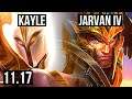 KAYLE vs JARVAN IV (TOP) (DEFEAT) | Quadra, 700+ games, 800K mastery | EUW Diamond | v11.17
