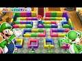 Mario Party 10 Minigames #68 Toad vs Luigi vs Yoshi vs Waluigi