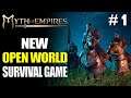 New Open World Crafting Base Building Survival Game Myth Of Empires Part 1