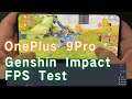 OnePlus 9 Pro Genshin Impact Max Graphics Gaming FPS Test | Snapdragon 888