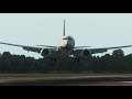RYANAIR 737-800 Extreme Crosswind Landing Manchester [X-Plane 11]