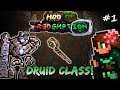 Terraria Mod of Redemption DRUID CLASS Let's Play Episode 1 | Diana the Druid MoR Playthrough!