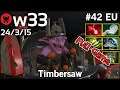 w33 [Liquid] plays Timbersaw!!! Dota 2 Full Game 7.22