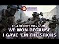 We won because I gave them the sticks - zswiggs on Twitch - Call of Duty: Modern Warfare Full Games