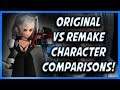 1997 FF7 VS 2020 FF7 Remake: Character Model Comparisons!