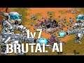 1v7 BRUTAL AI - Erased from time ( Command & Conquer - Red Alert 2 )