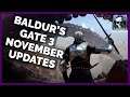 Baldur's Gate 3: November Updates (Patch 3)