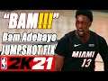Bam Adebayo Jumpshot Fix NBA2K21 with Side-by-Side Comparison