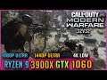 Call of duty Modern warfare beta: Ryzen 9 3900x GTX 1060/ 1080p / 1440p / 4K benchmark Gameplay