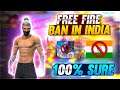 Free fire ban in India ??
