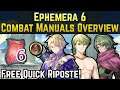 Ephemera 6 Combat Manuals Overview (Death Blow, Quick Riposte, Atk Smoke) | Fire Emblem Heroes Guide