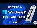 [How to] Create Windows 11 Bootable USB | RUFUS | MBR | Step By Step (2022)