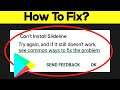 How To Fix Can't Install Slideline Error On Google Play Store in Android & Ios
