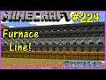 Let's Play Minecraft #224: Small Furnace Line!