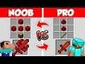 Minecraft NOOB vs PRO : SWAPPED REDSTONE CRAFTING CHALLENGE in Minecraft Animation
