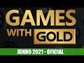 OFICIAL - JOGOS GRÁTIS Xbox LIVE GOLD JUNHO 2021 !!!