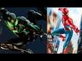 SPIDER-MAN vs 3 OUTPOSTS (Stealth Suit & MK. IV ARMOR) - Marvel's Spider-Man Free Roam (PS4 Pro)