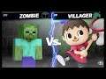 Super Smash Bros Ultimate Amiibo Fights – Steve & Co 318 Zombie vs Villager