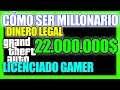 TRUCOS como GANAR DINERO LEGAL GTA 5 ONLINE (PS4) De POBRE a MILLONARIO 2020