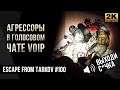 Агрессоры в голосовом чате VOIP • Escape from Tarkov №100 [2K]