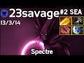23savage #2 SEA plays Spectre!!! Dota 2 - 8978 Avg MMR